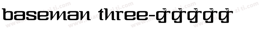 baseman three字体转换